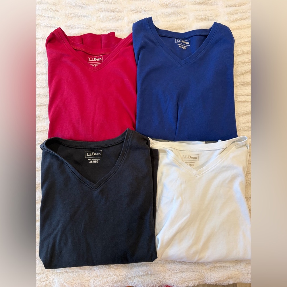 LL‎ Bean Basics Bundle 3/4 Sleeve Size XS
